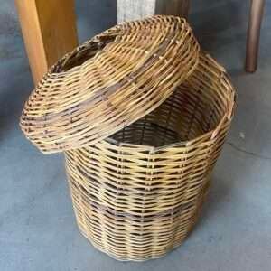 CESTO DE LIXO COM TAMPA HIGIÊNICA REDONDO