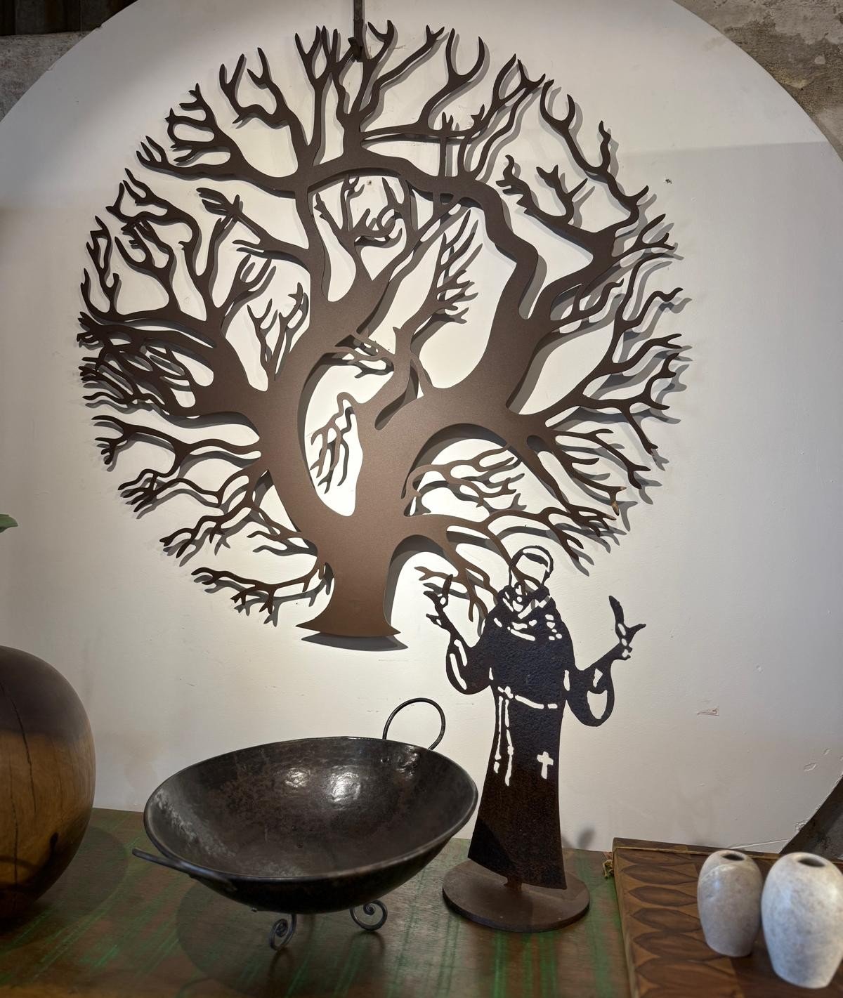 Mandala Arvore da Vida em Ferro