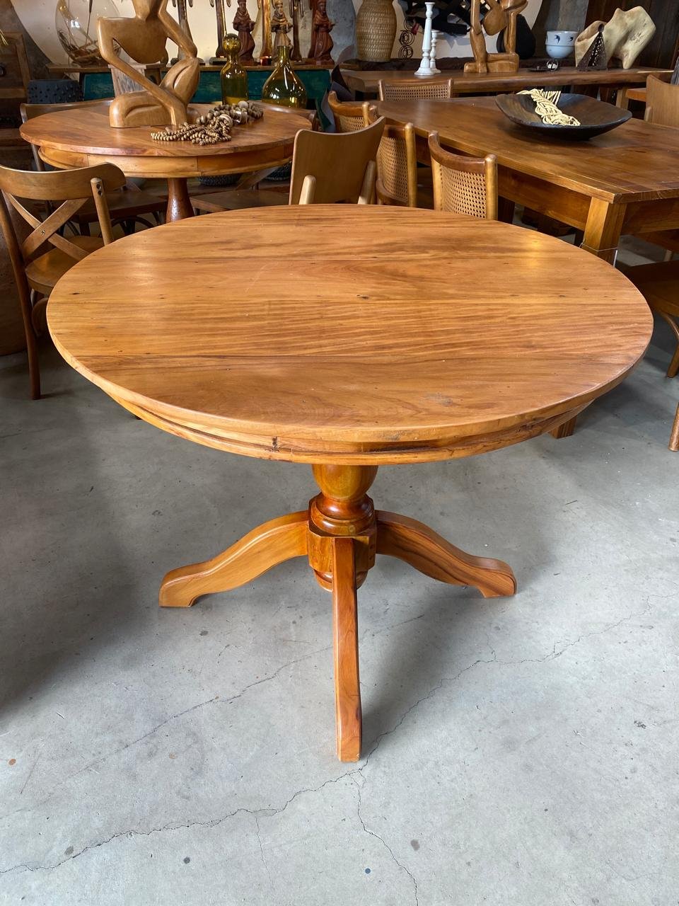 Mesa_redonda_Peroba_rosa 1 - Móveis Rústicos em Jundiaí | Depósito Moringa