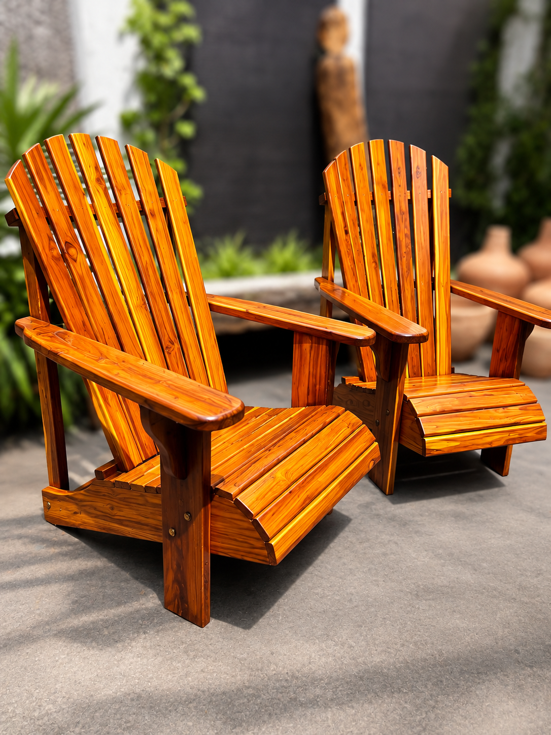 Cadeira Adirondack Madeira Macica Teca - Moringa | Móveis, Decoração e Arte Brasileira